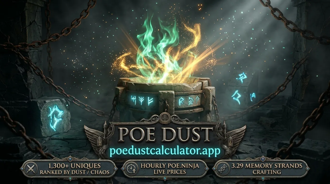 PoE Dust Calculator gallery image