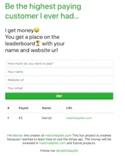 Be the highest paying customer gallery image