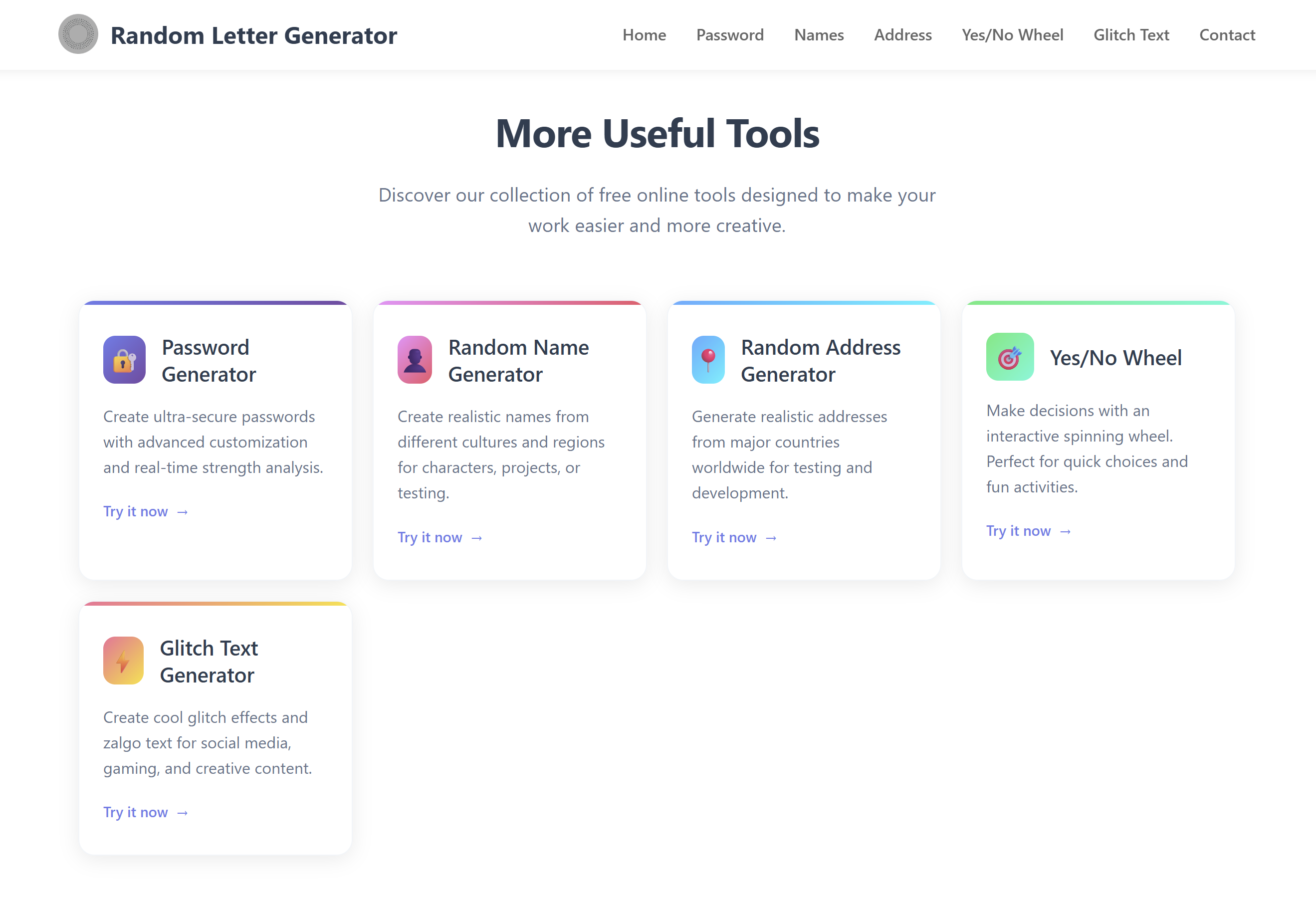 Random letter generator gallery image