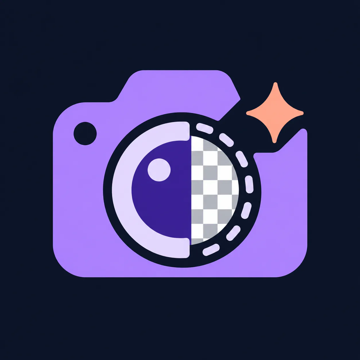 SnipCam — Private AI Cutout Camera logo