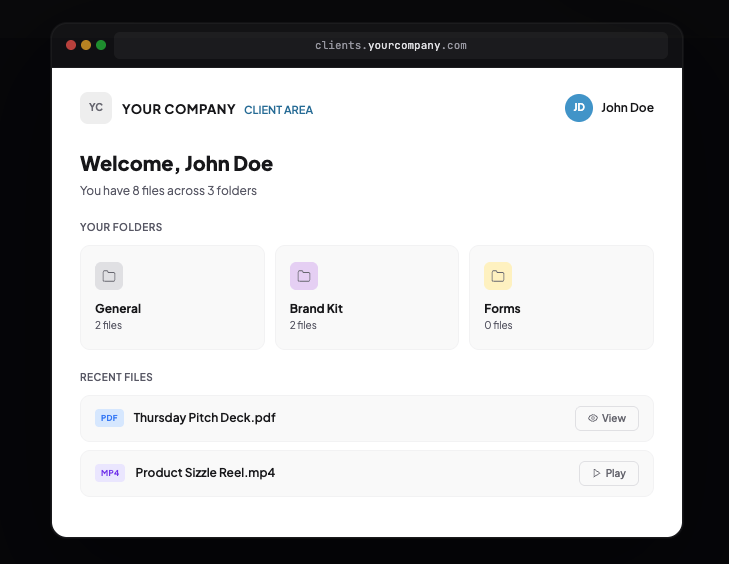 The Client Space gallery image
