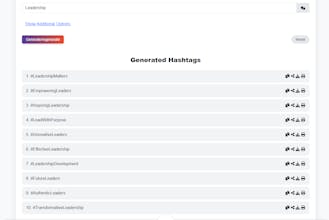LinkedIn Hashtag Generator gallery image