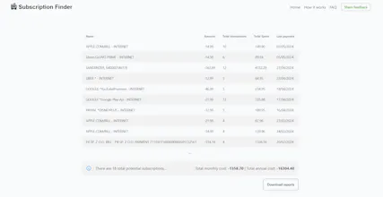 Subscription Finder gallery image