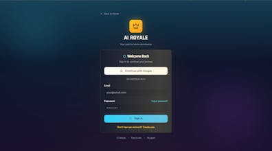 AI Royale: The Live E-Sports Simulator gallery image