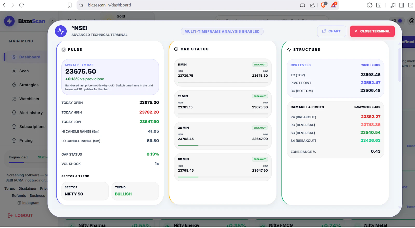 BlazeScan screenshot 2