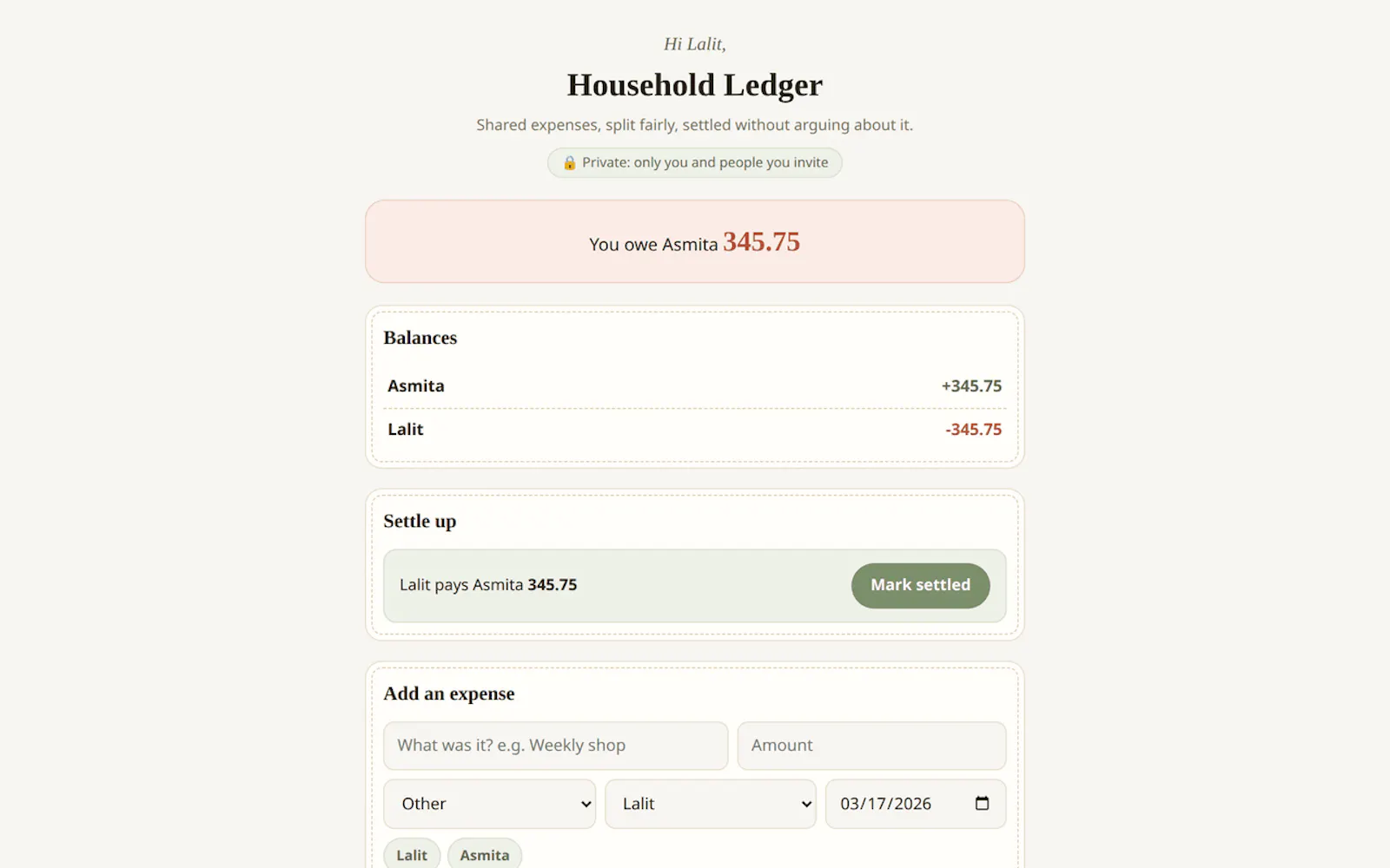 Homespun screenshot 2