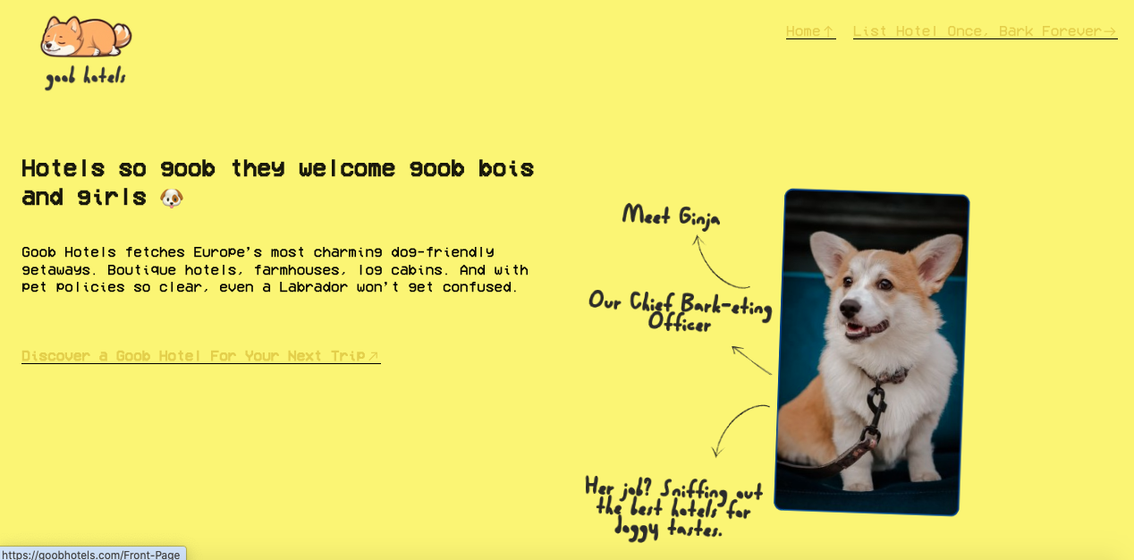 Média Hôtels goob - Trouver des hôtels adaptés aux chiens et leurs politiques pour animaux de compagnie 1