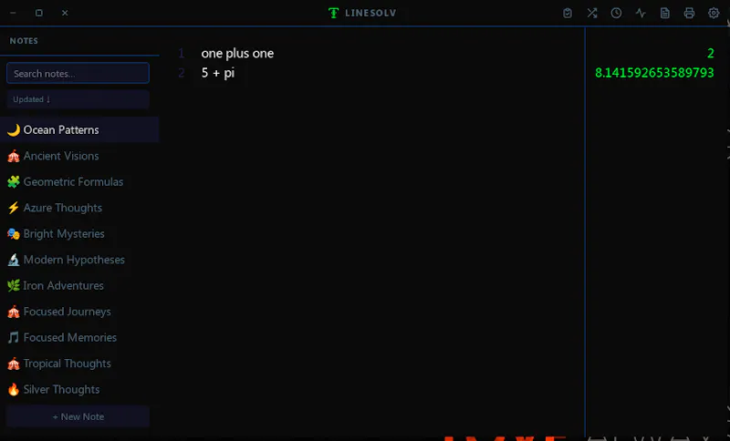 LineSolv screenshot 4