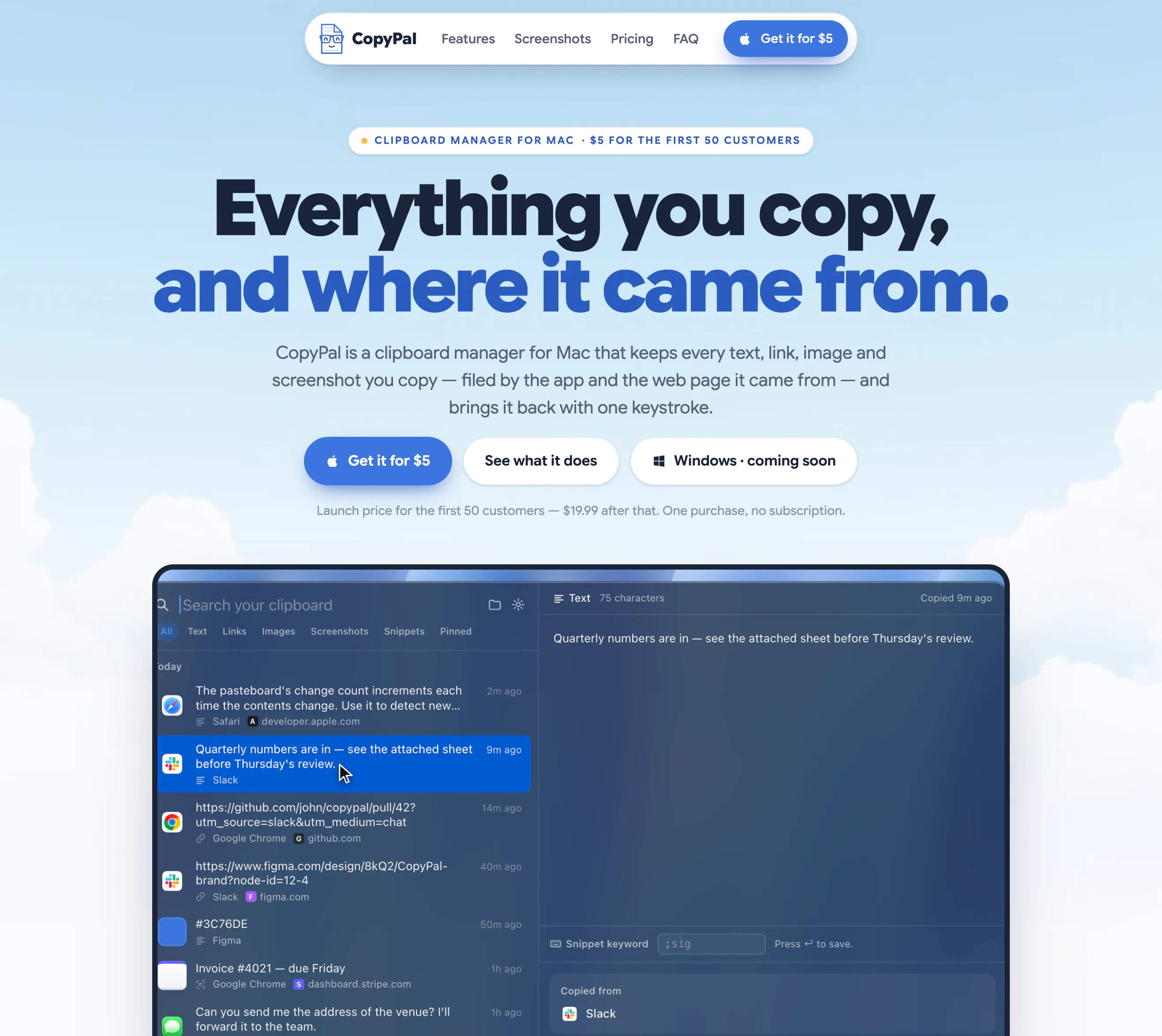 CopyPal gallery image