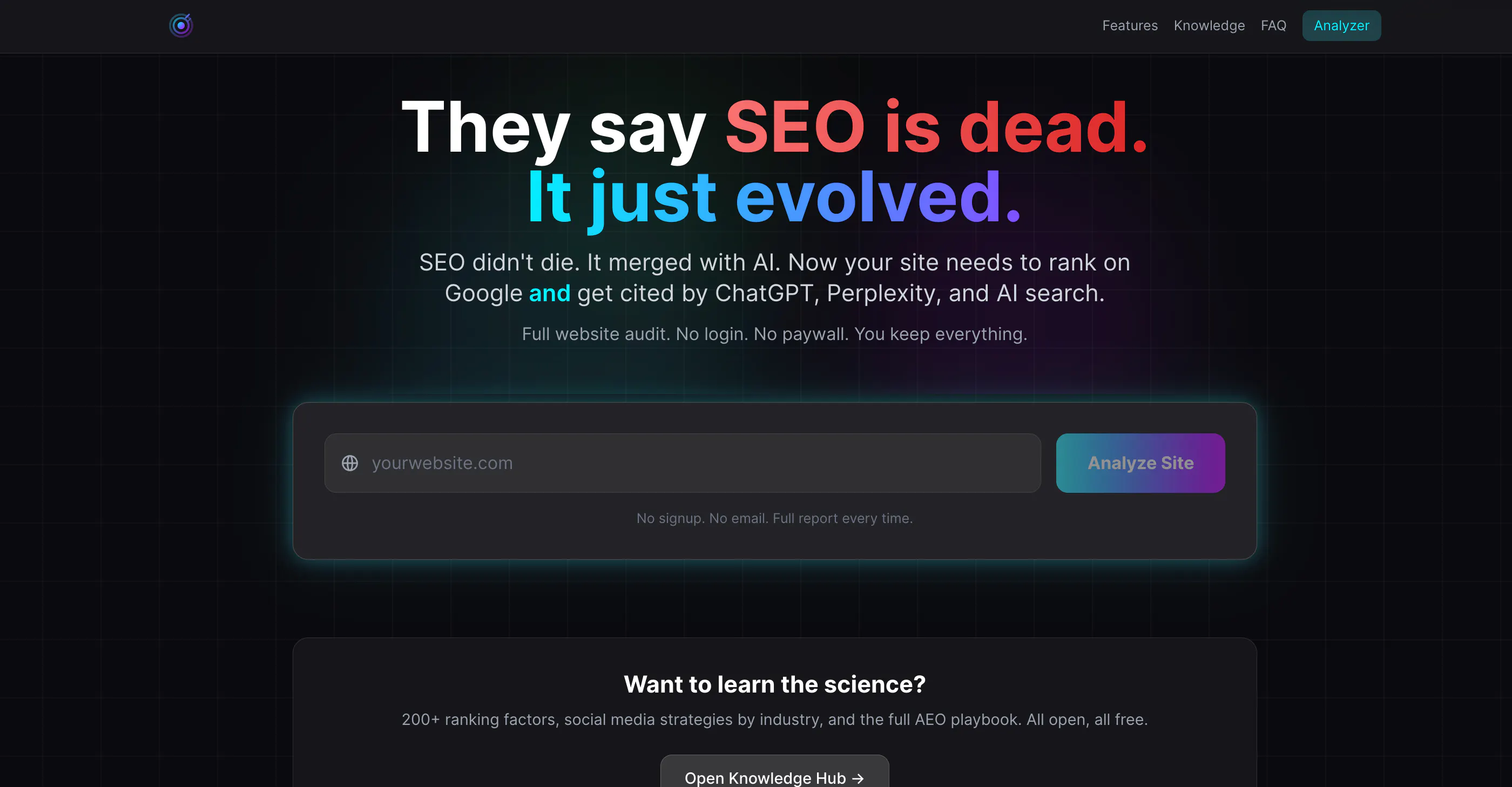 Smart Analytics—Free SEO & AEO Analyzer gallery image