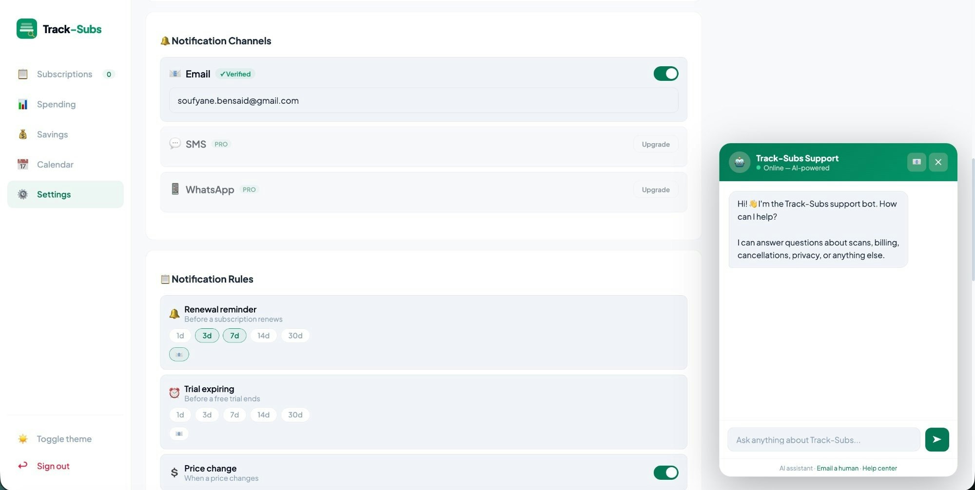 Track-Subs gallery image