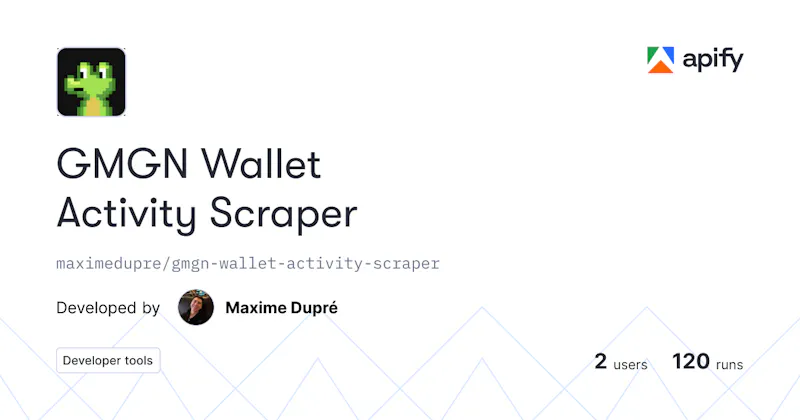 GMGN Wallet Activity Scraper screenshot 1