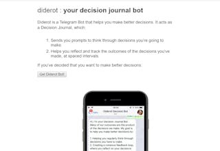 Diderot Decision Journal Bot gallery image