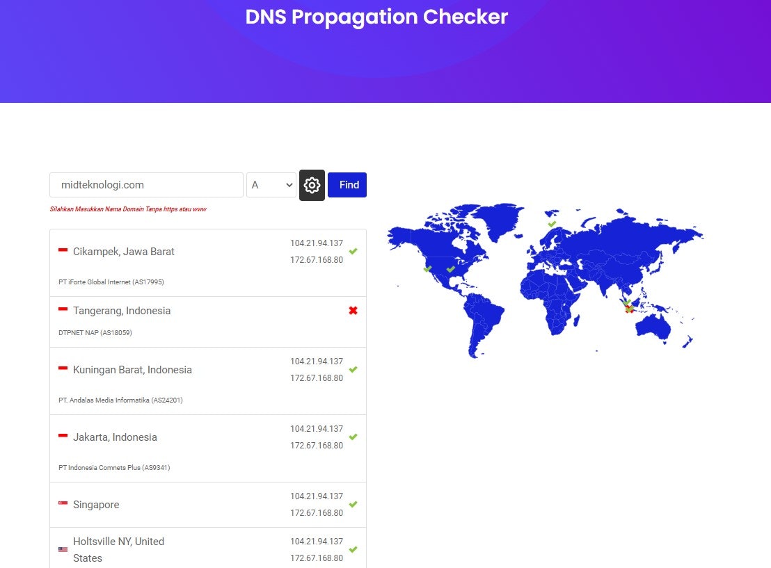 MID DNS Propagation Checker gallery image