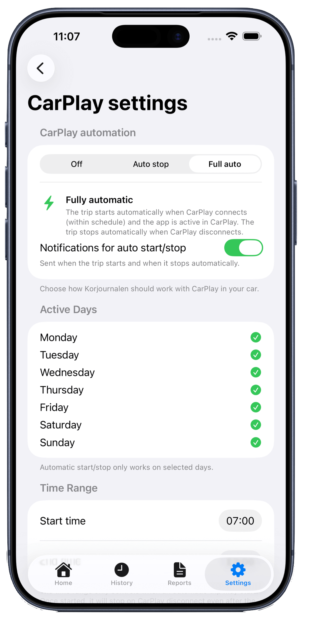 Mileage Journal - Screenshot 4 showing product features and functionality