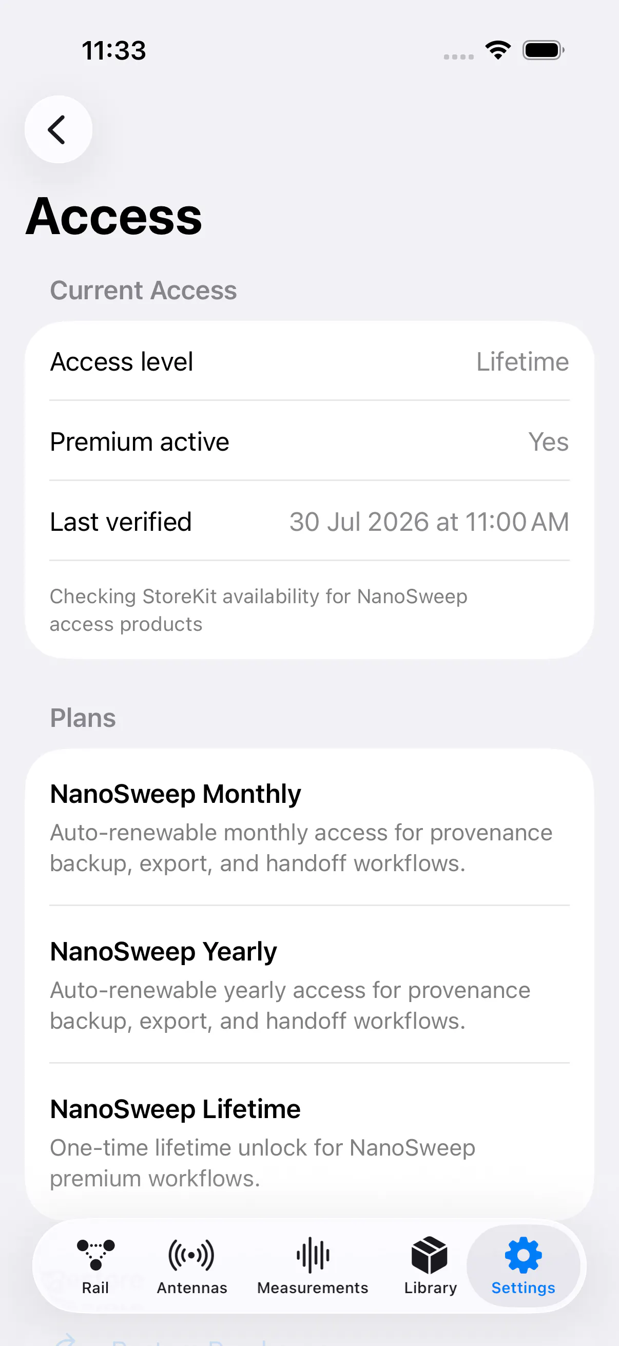 NanoSweep gallery image