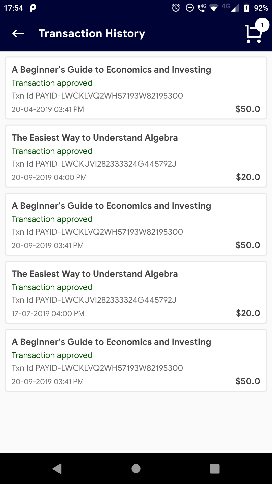 Granth - Android Ebook App + Admin panel gallery image