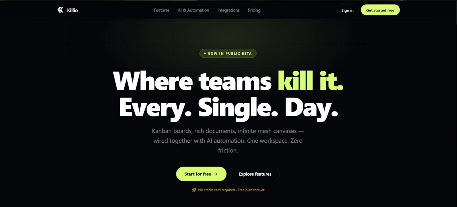Killio screenshot 1