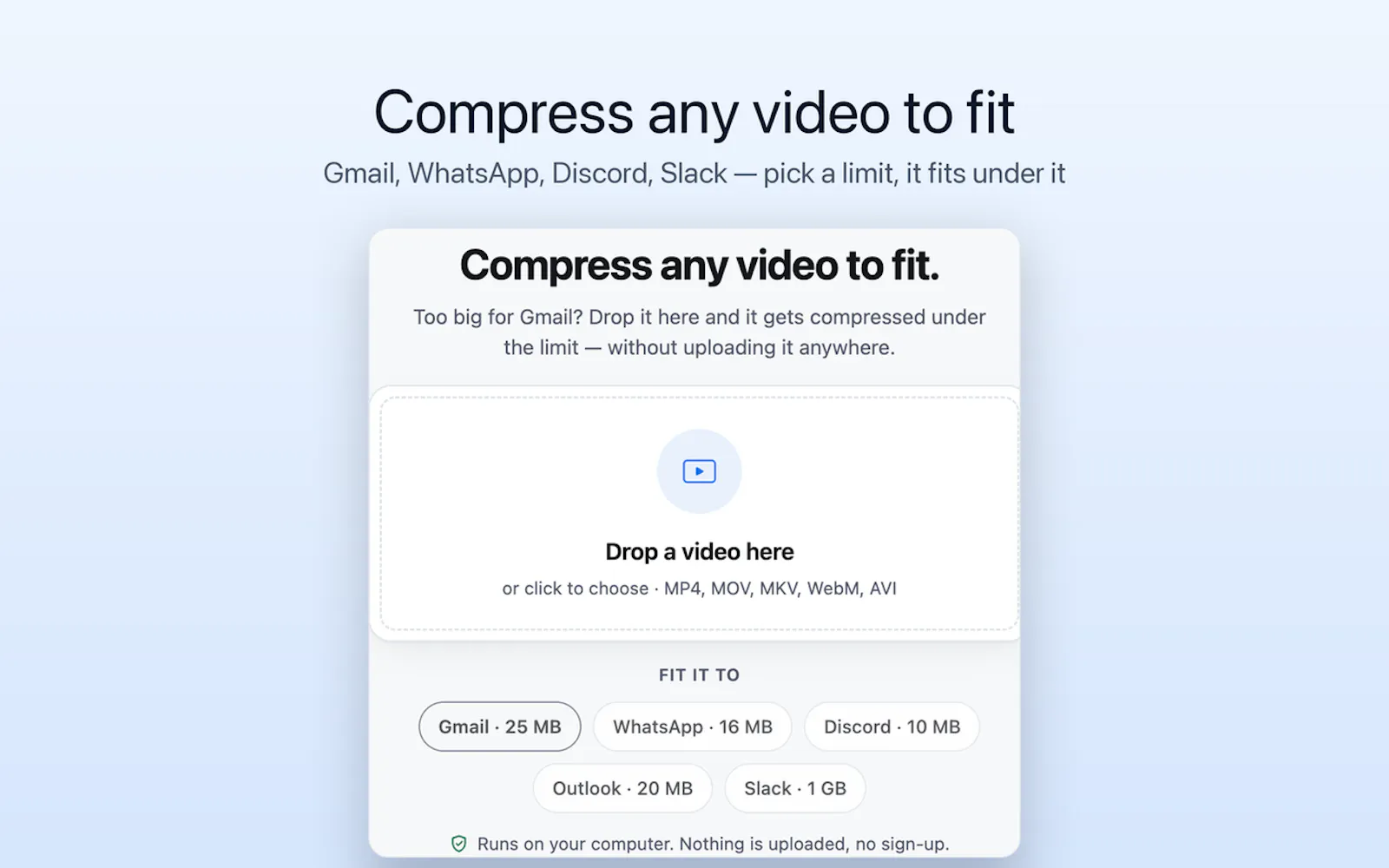 Fit — Video Compressor screenshot 3