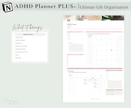 ADHD+ Notion Life Planner | Ultimate gallery image