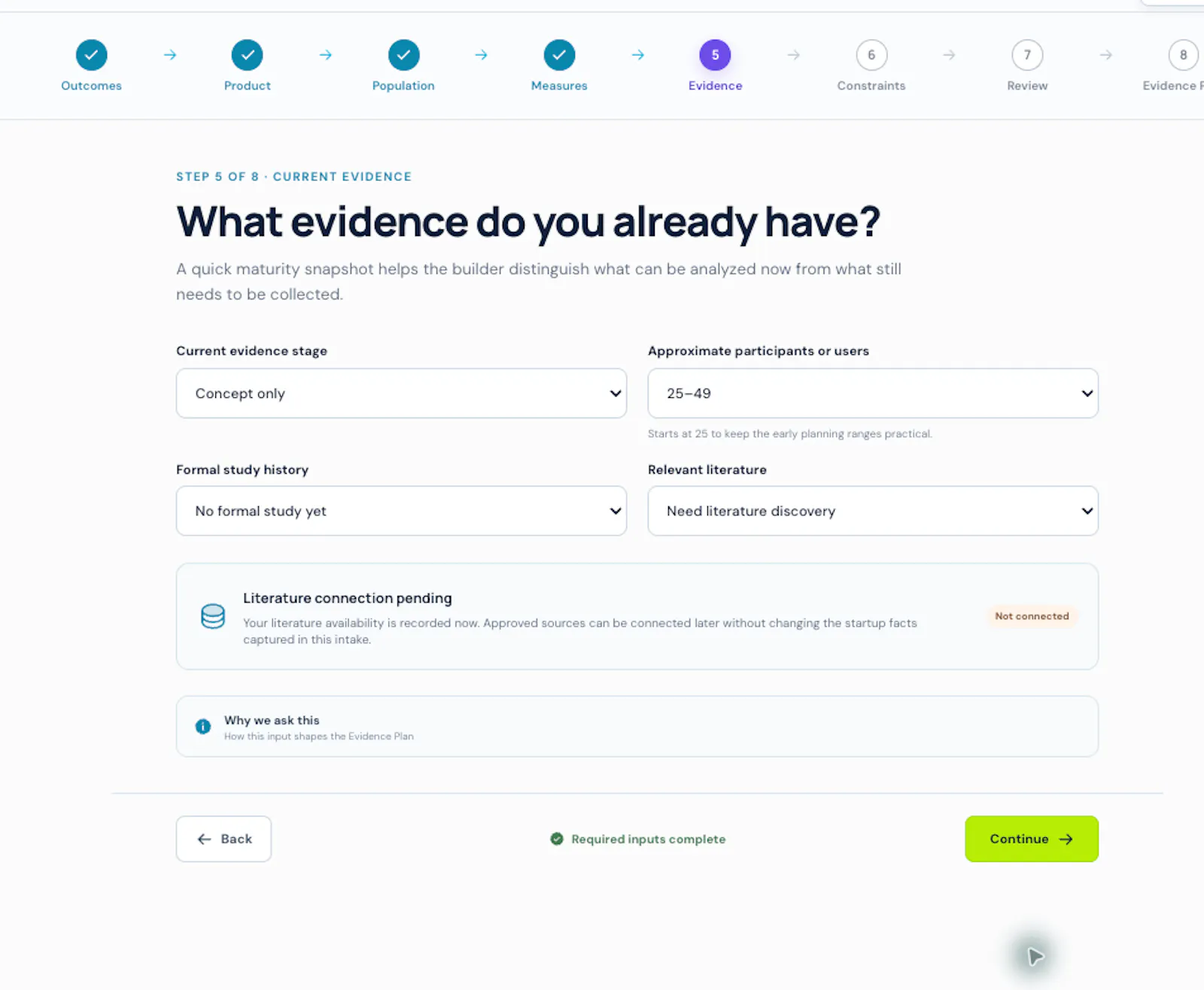 Behavioral Health Evidence Builder  screenshot 3