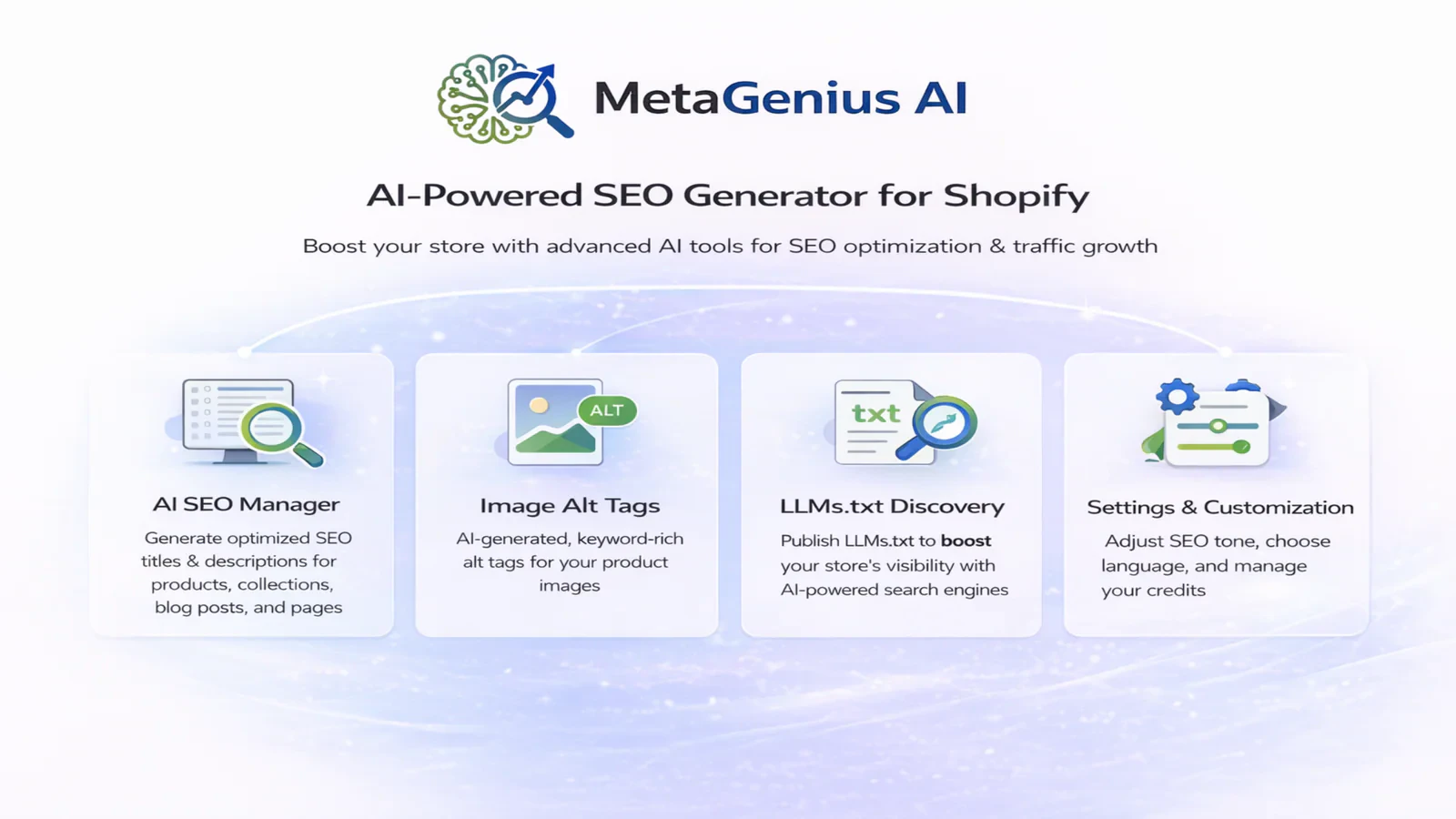 MetaGenius AI — AI SEO for Shopify screenshot 5