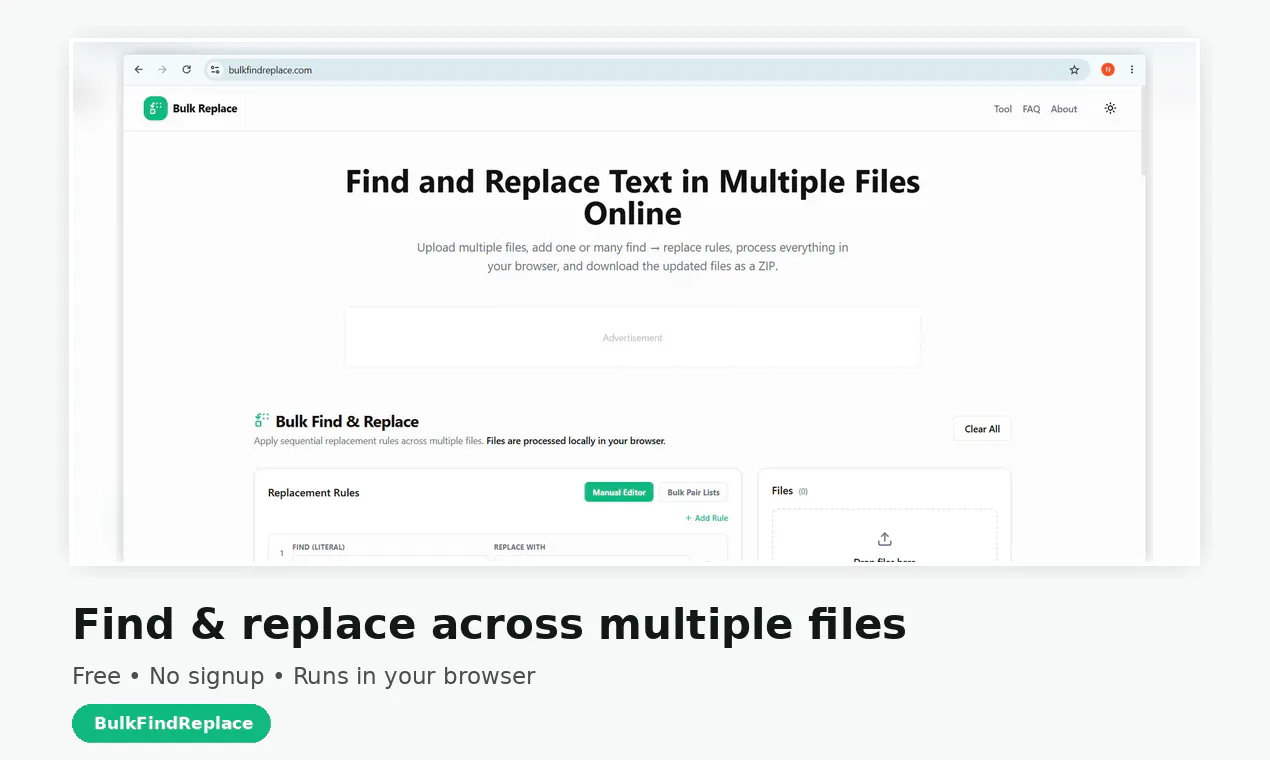 BulkFindReplace gallery image
