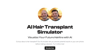 AI Hair Transplant Simulator gallery image