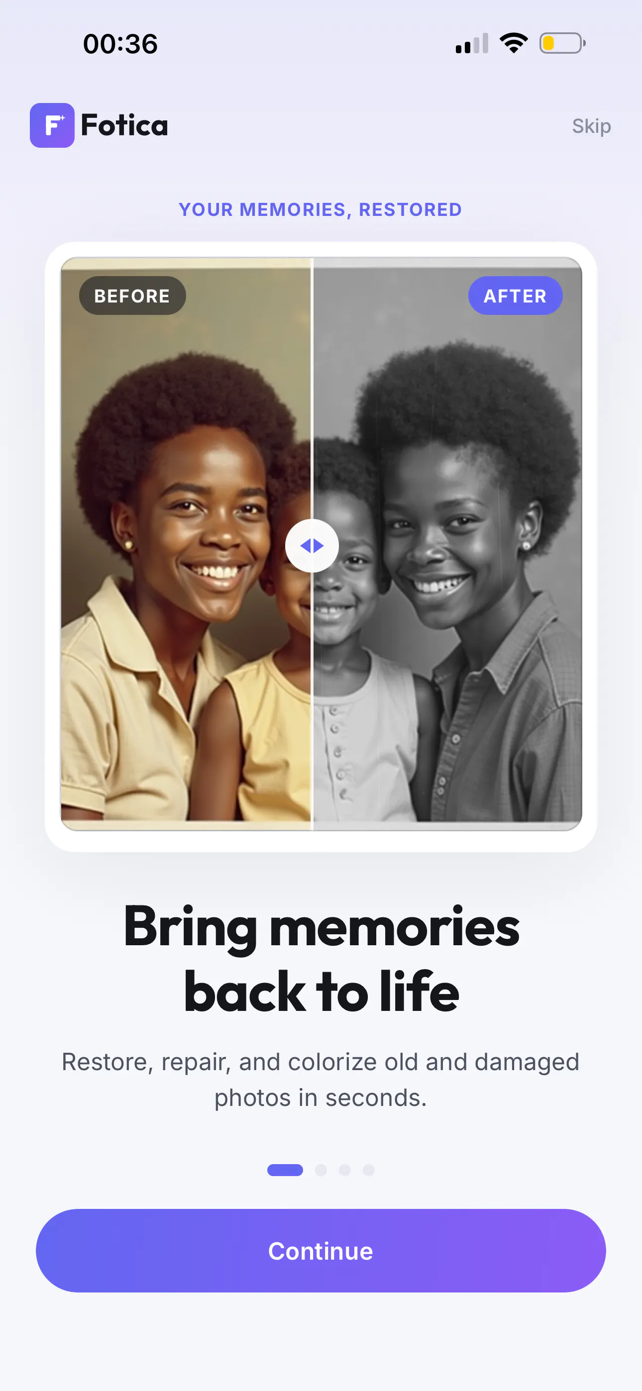 Fotica: Restore Old Photos 截图 1