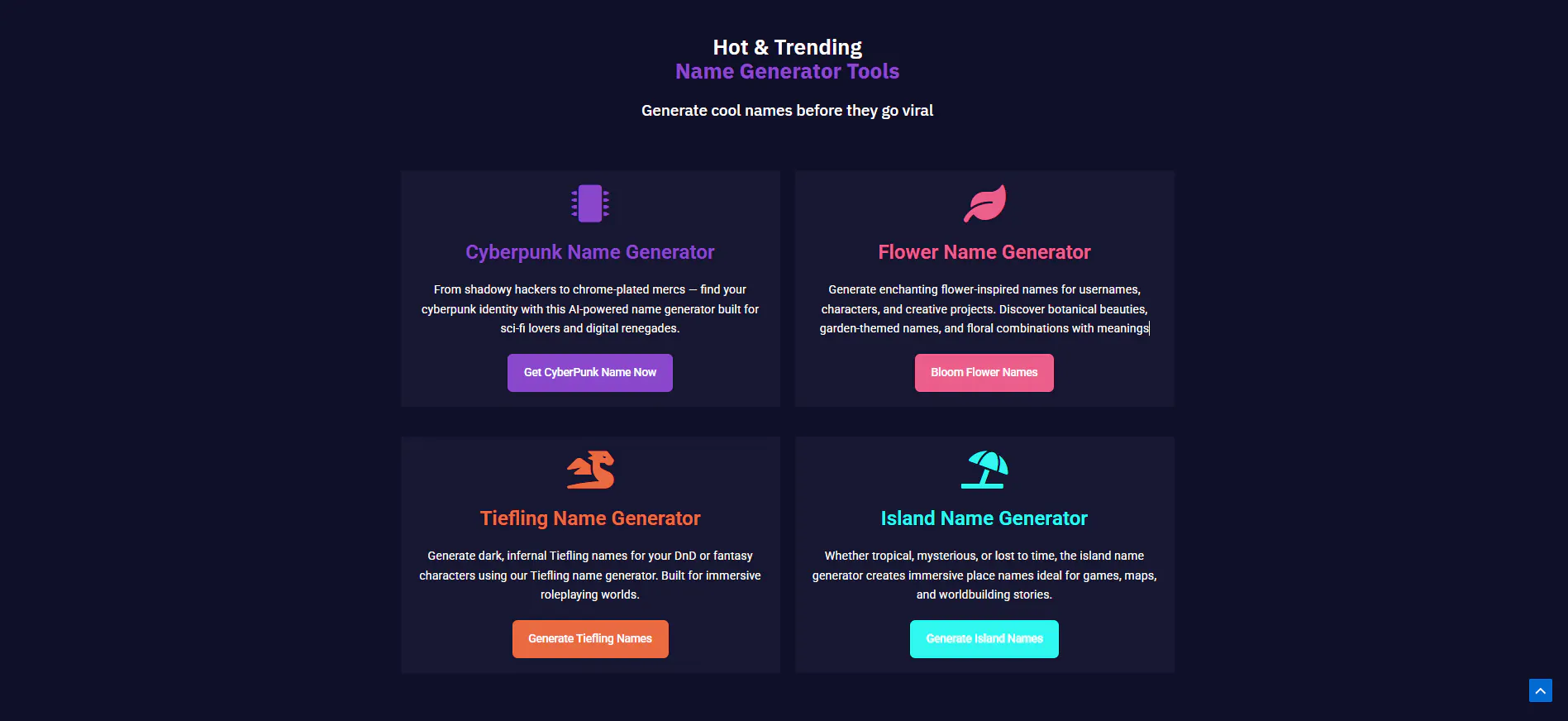 Name Generator Box gallery image