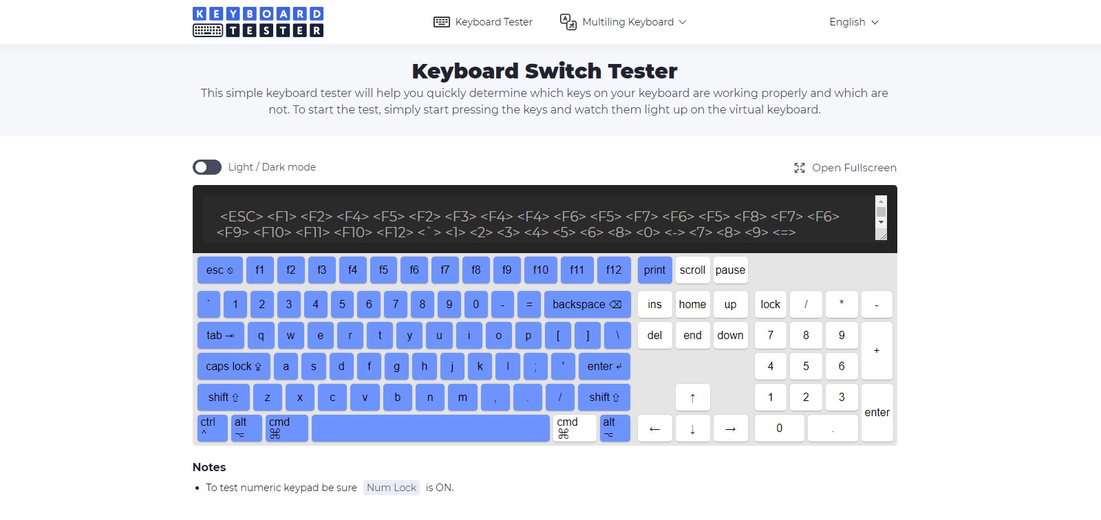 Keyboard Tester gallery image