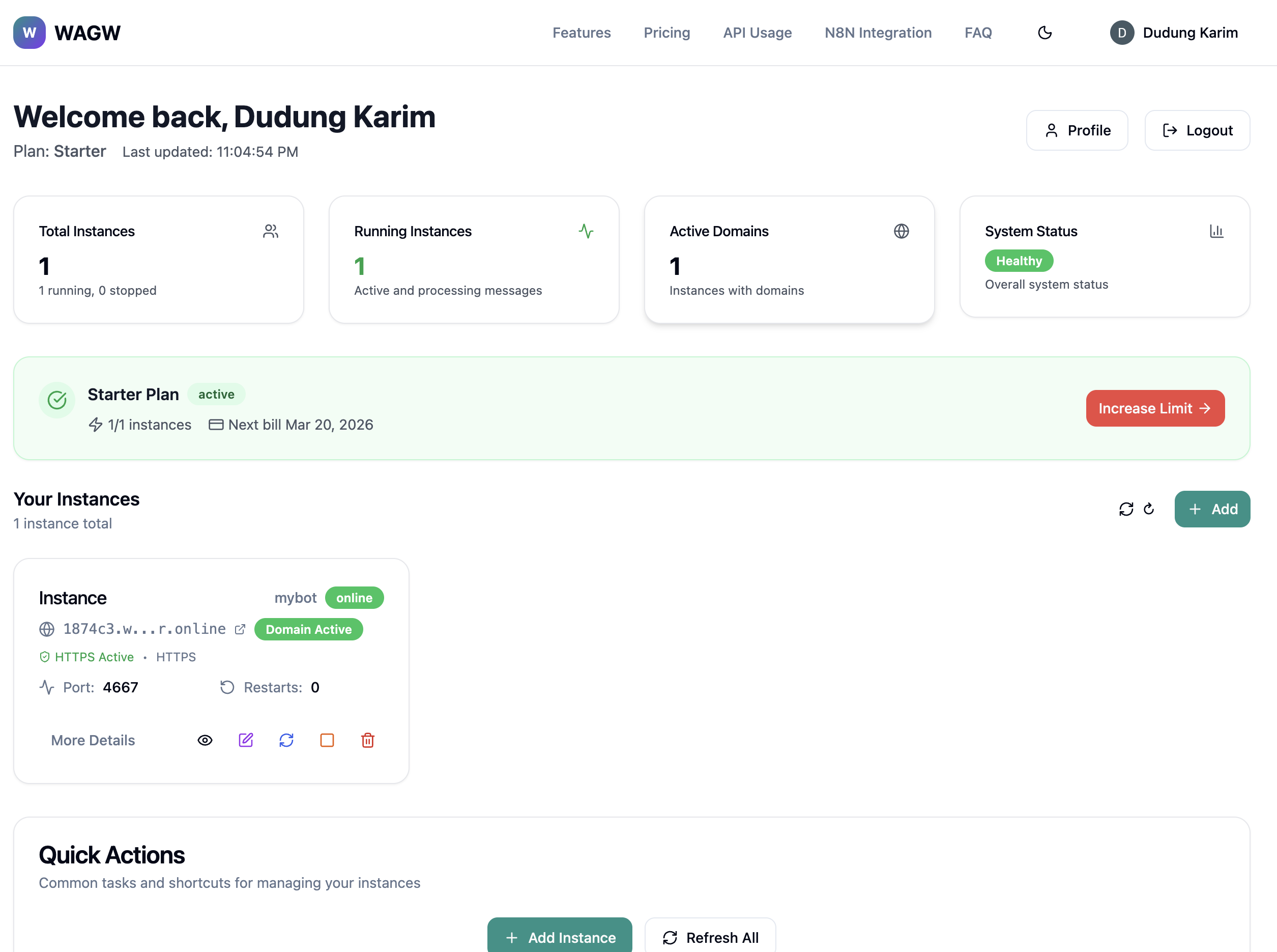 WAGW — WhatsApp Gateway for Developers gallery image