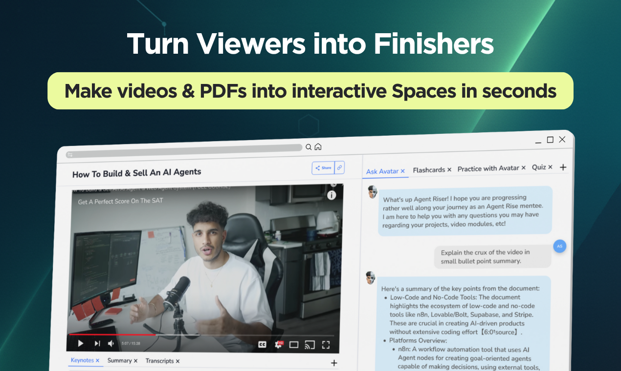 Spaces by VEGA AI - Main screenshot showing features and interface