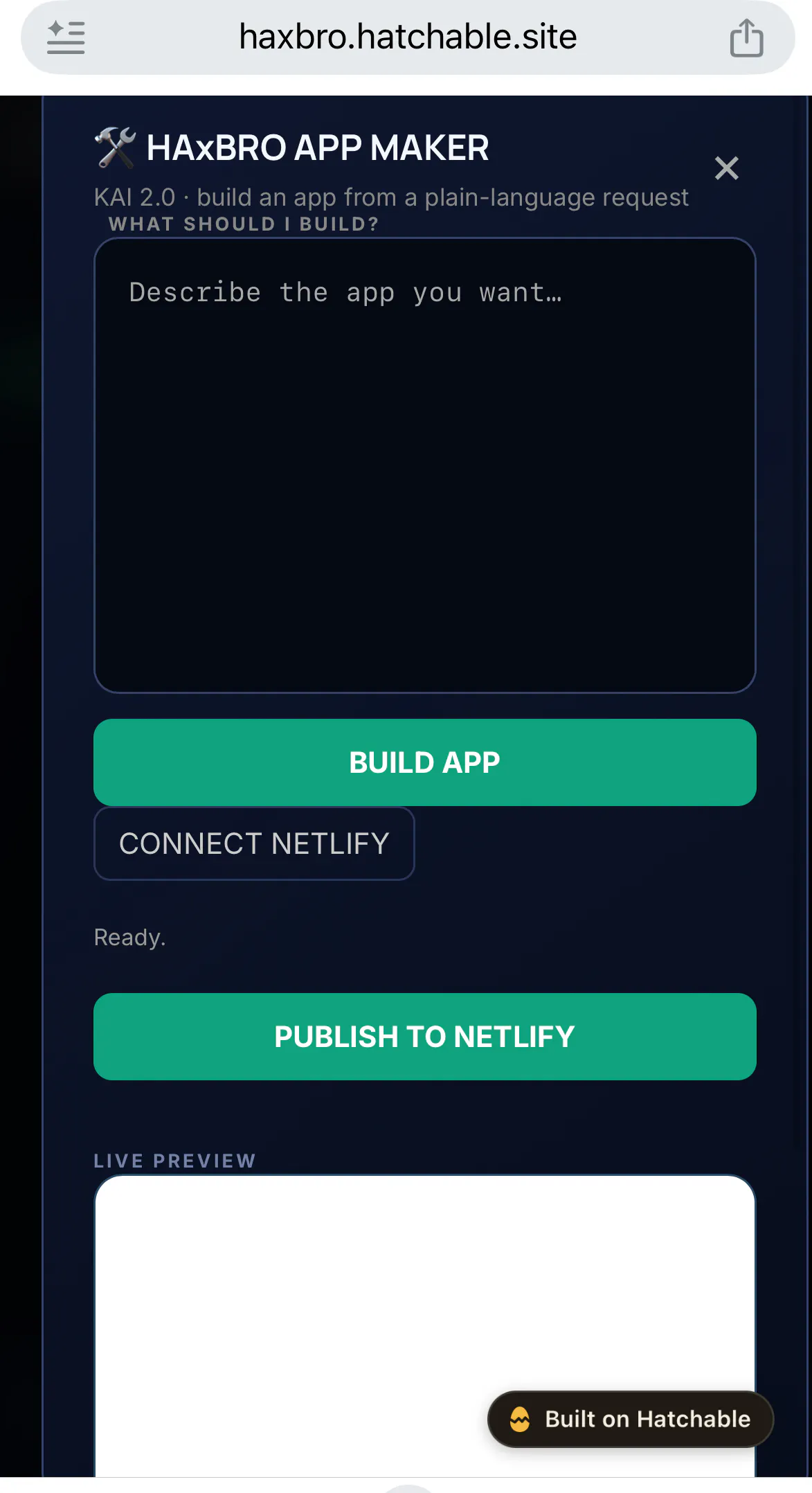 Haxbro AI gallery image