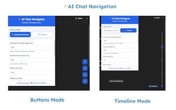 AI Chat Navigator - Chrome Extension gallery image