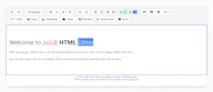 miniB HTML editor