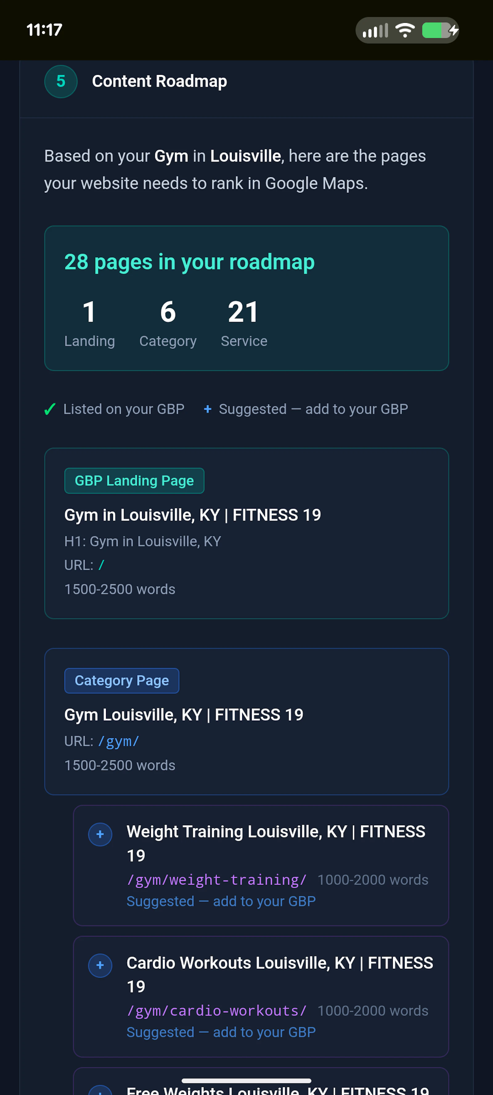 LocalGap — GBP Audit Tool screenshot 8