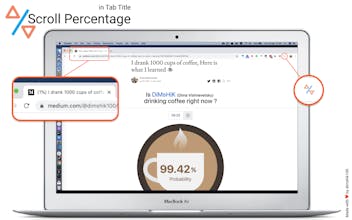 Scroll Percentage in Tab Title Extension gallery image
