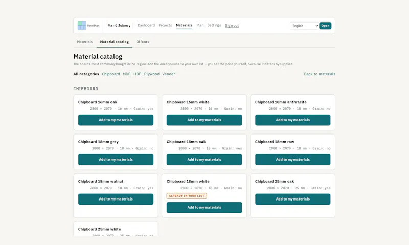 PanelPlan screenshot 9