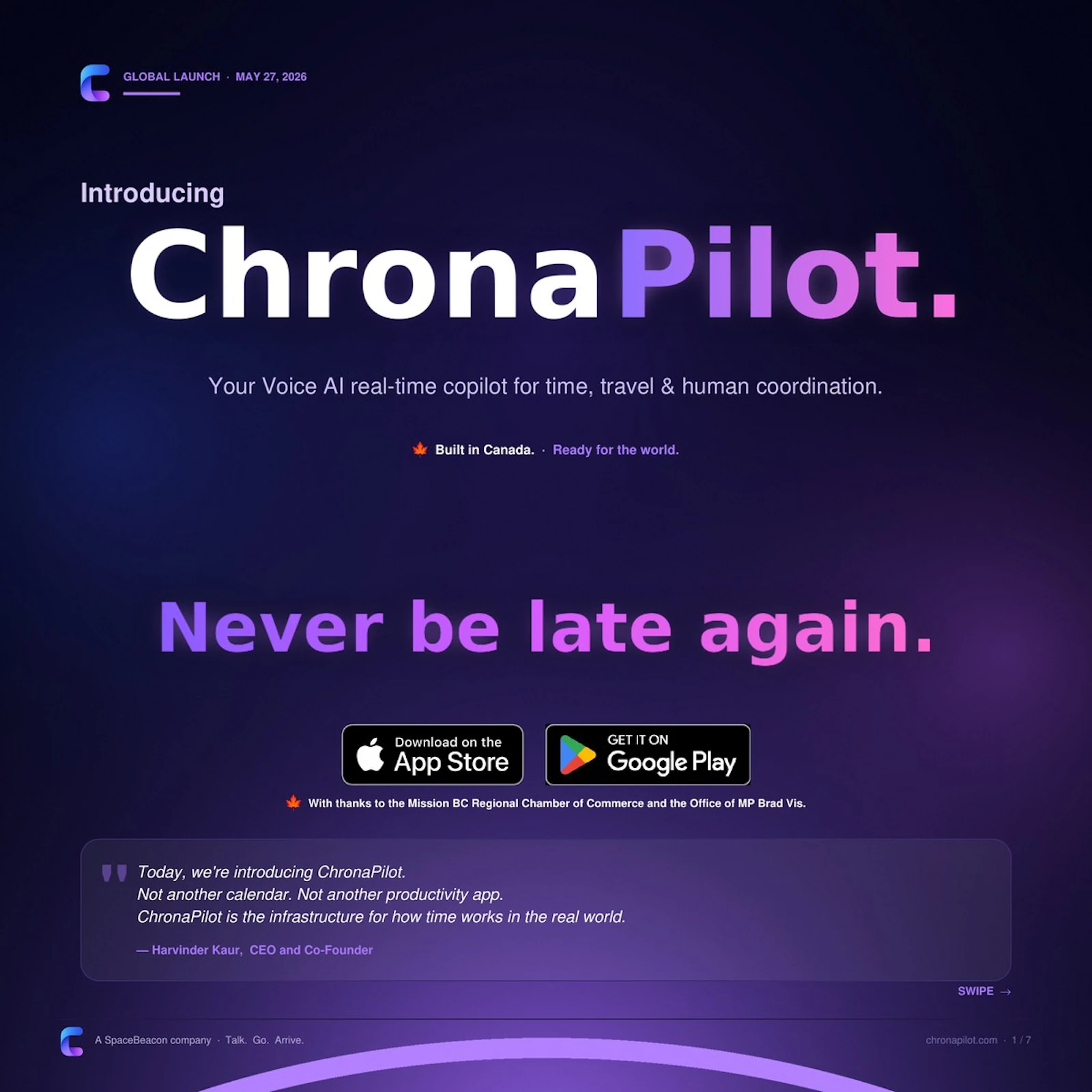 ChronaPilot — Never be late again. screenshot 2