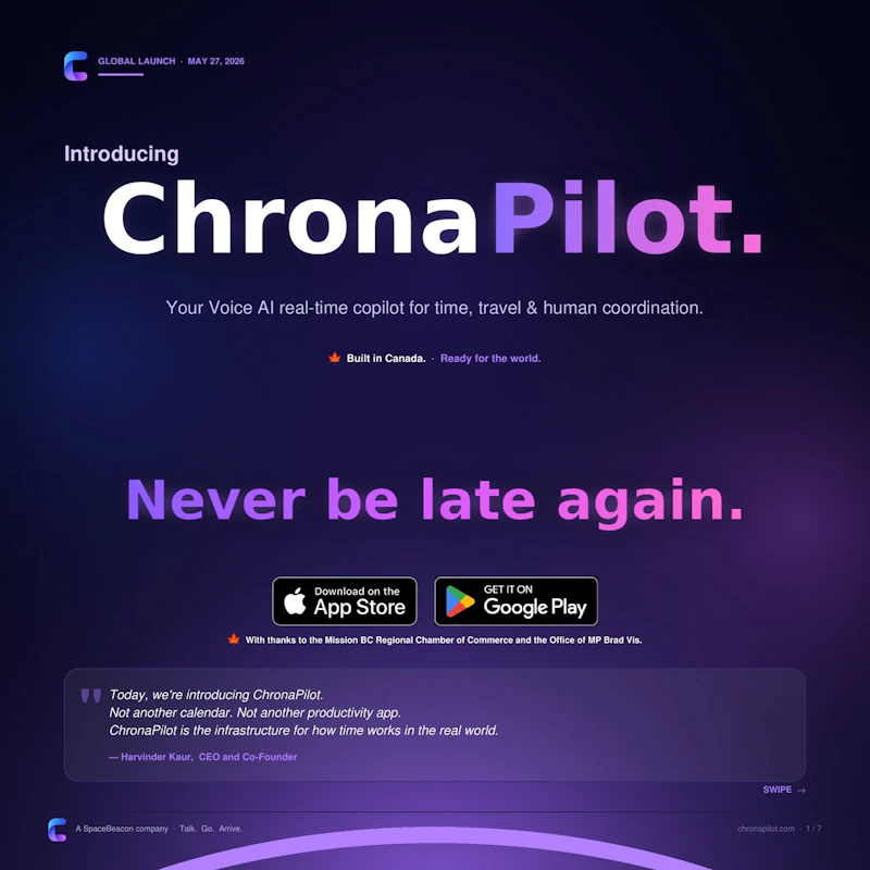 ChronaPilot — Never be late again. screenshot 2