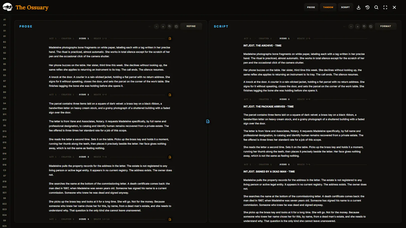 Skeleton Draft screenshot 4