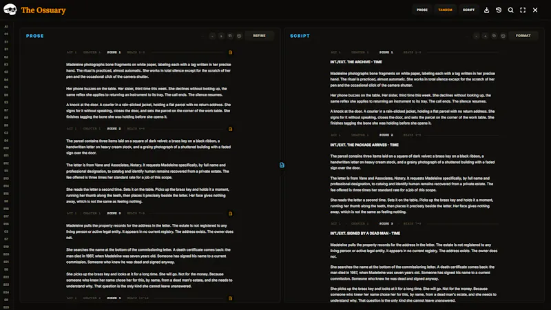 Skeleton Draft screenshot 4