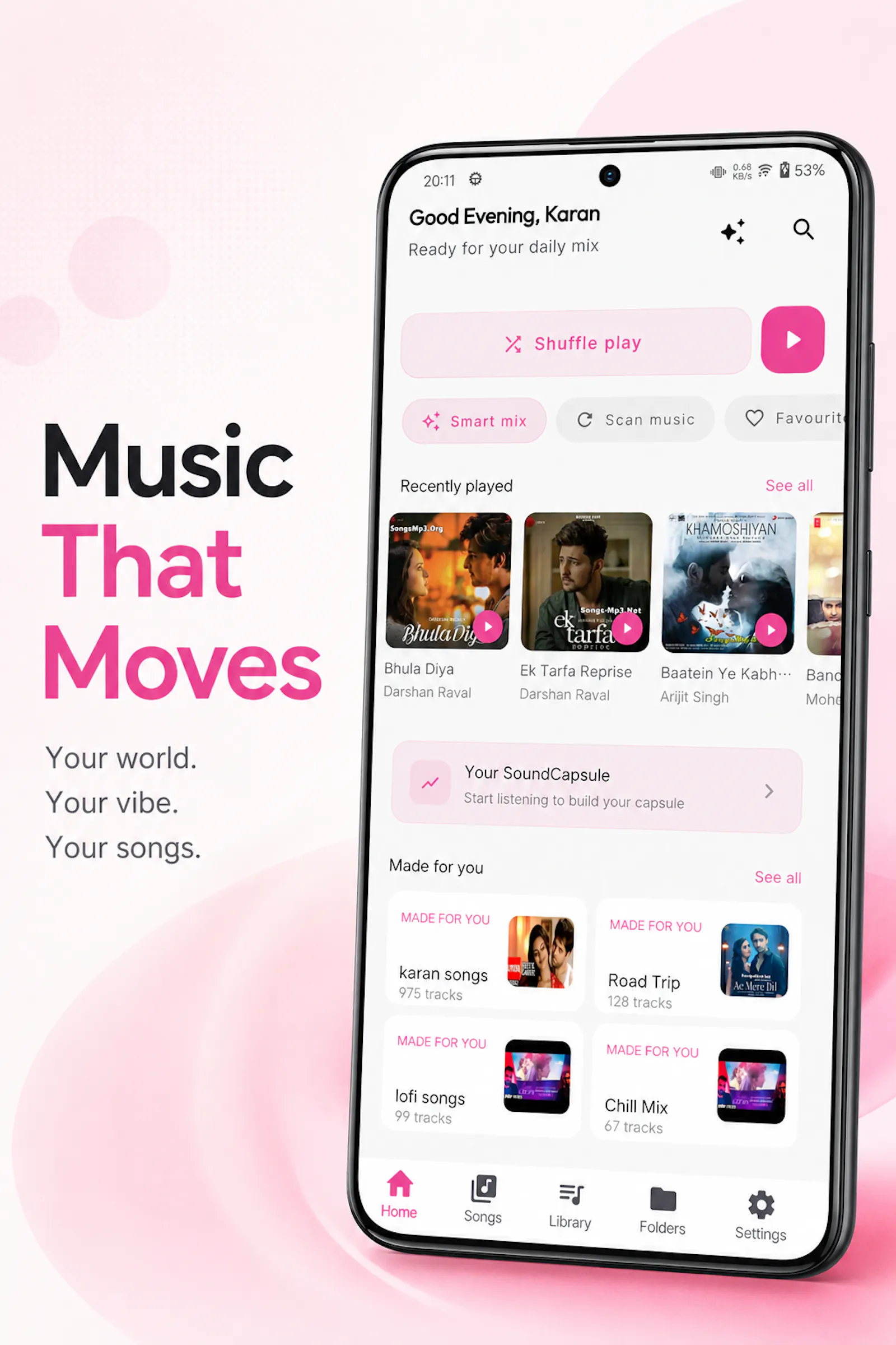 Noctune : Offline Music Player screenshot 3