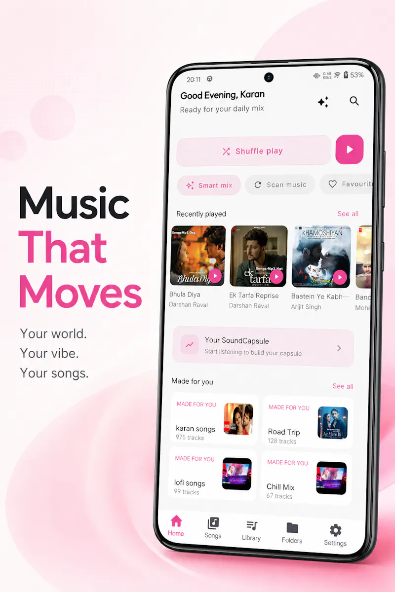 Noctune : Offline Music Player screenshot 3