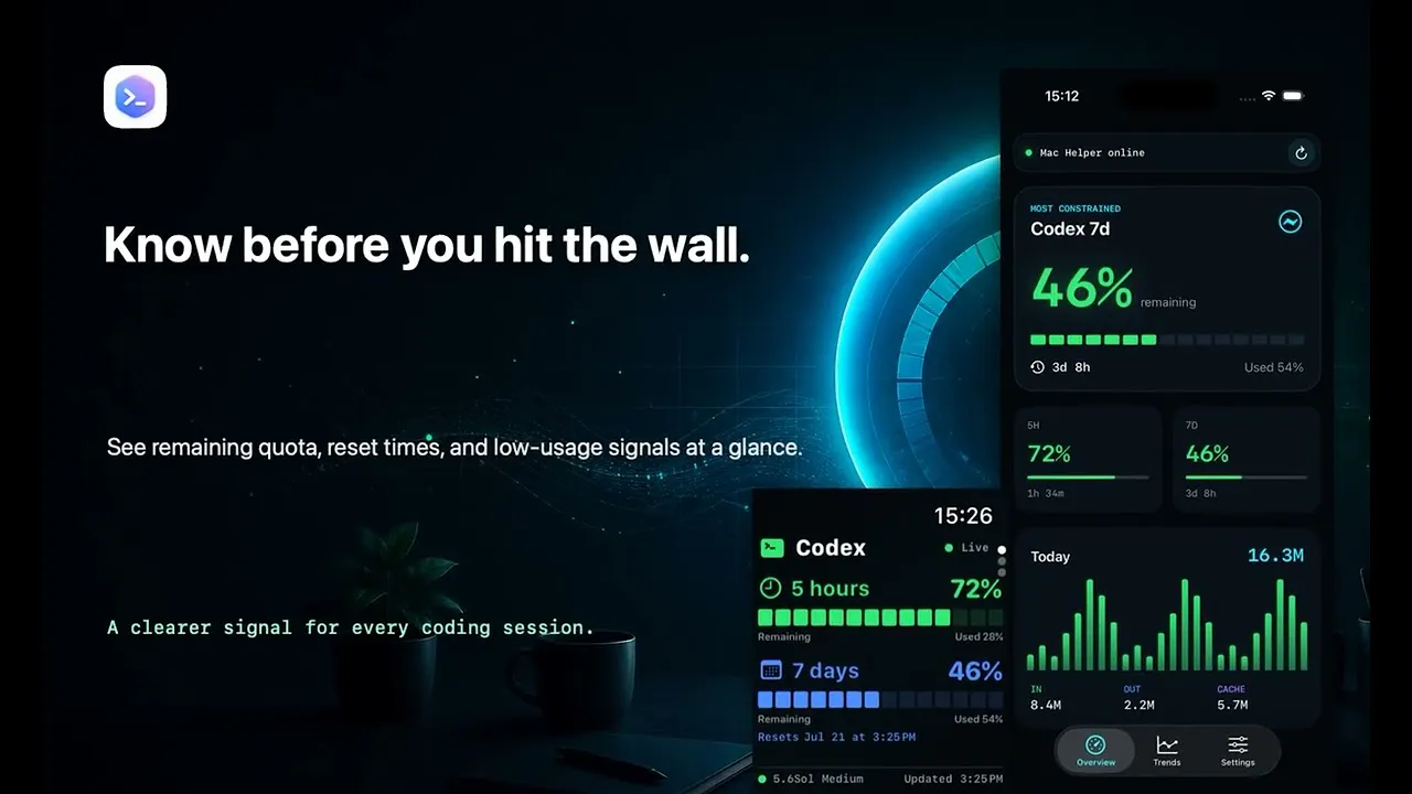 iCodex: Claude & Codex Usage gallery image