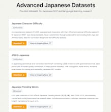 Advanced Japanese Dataset gallery image
