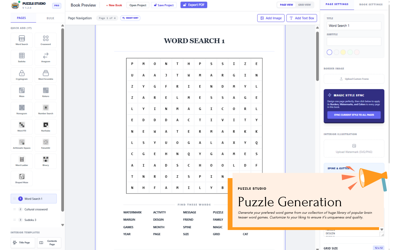 Puzzle Studio - Screenshot 4 showing product features and functionality