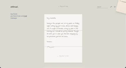 stillmail. gallery image