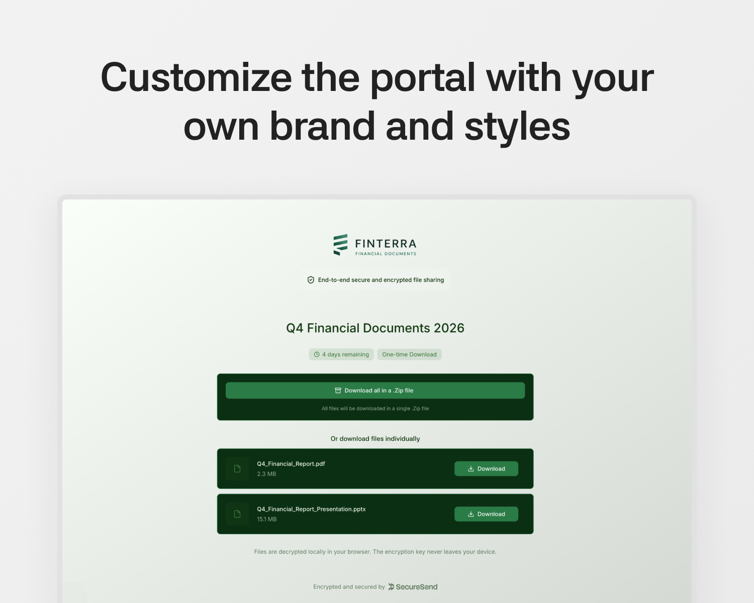 SecureSend gallery image